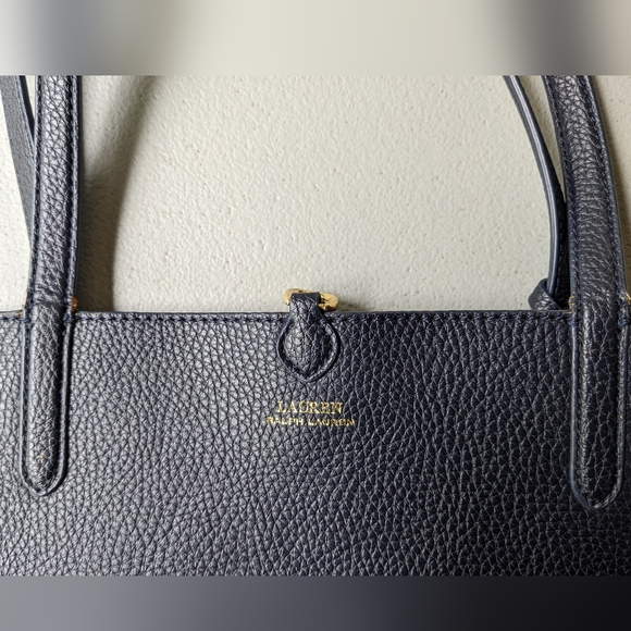 Large Reversible Ralph Lauren Navy/Floral Tote - Picture 8 of 9